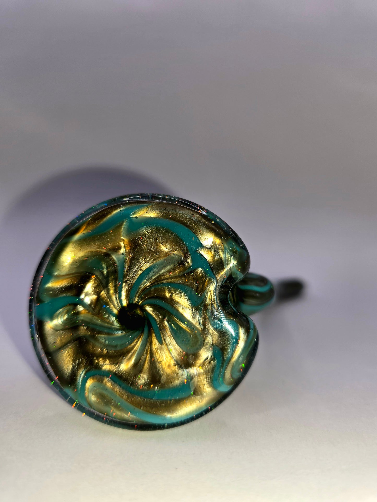 Electrum & Blue crushed opal @crunch_glass collab terplock v2