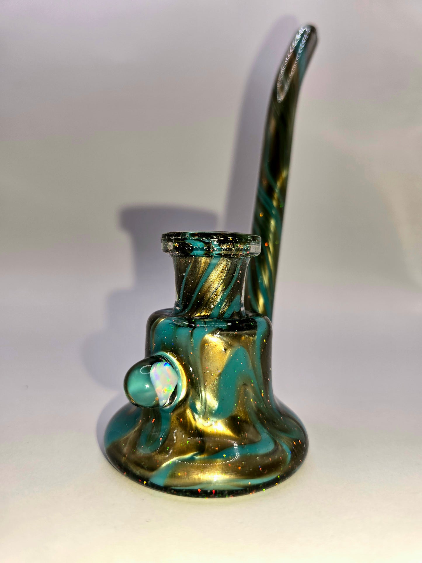 Electrum & Blue crushed opal @crunch_glass collab terplock v2