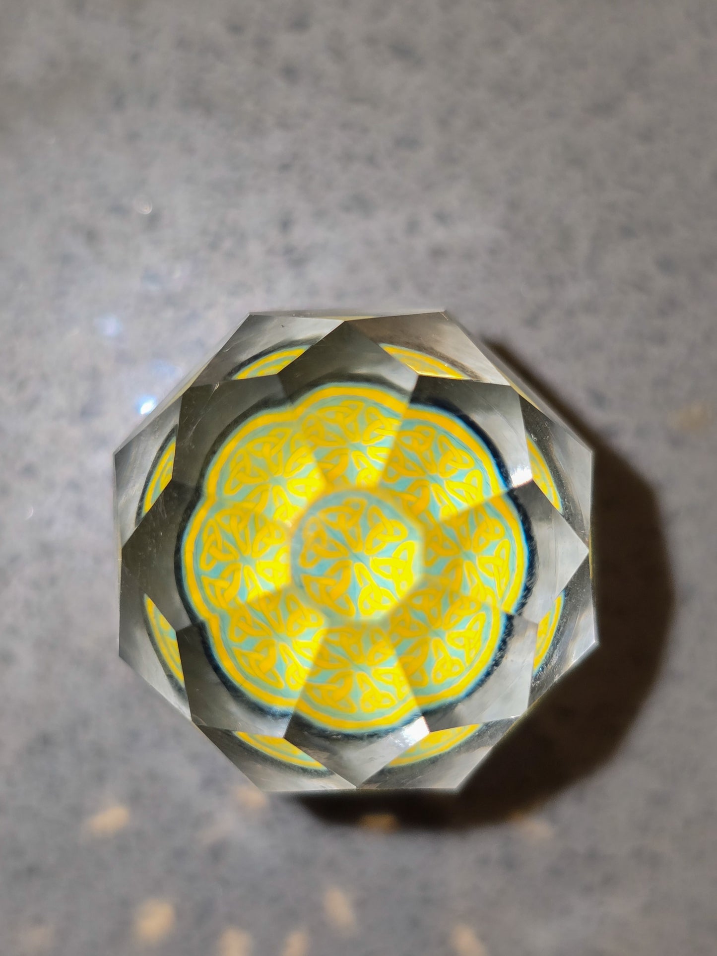 Faceted Slurper Cap #2 (Celtic Knot mille)