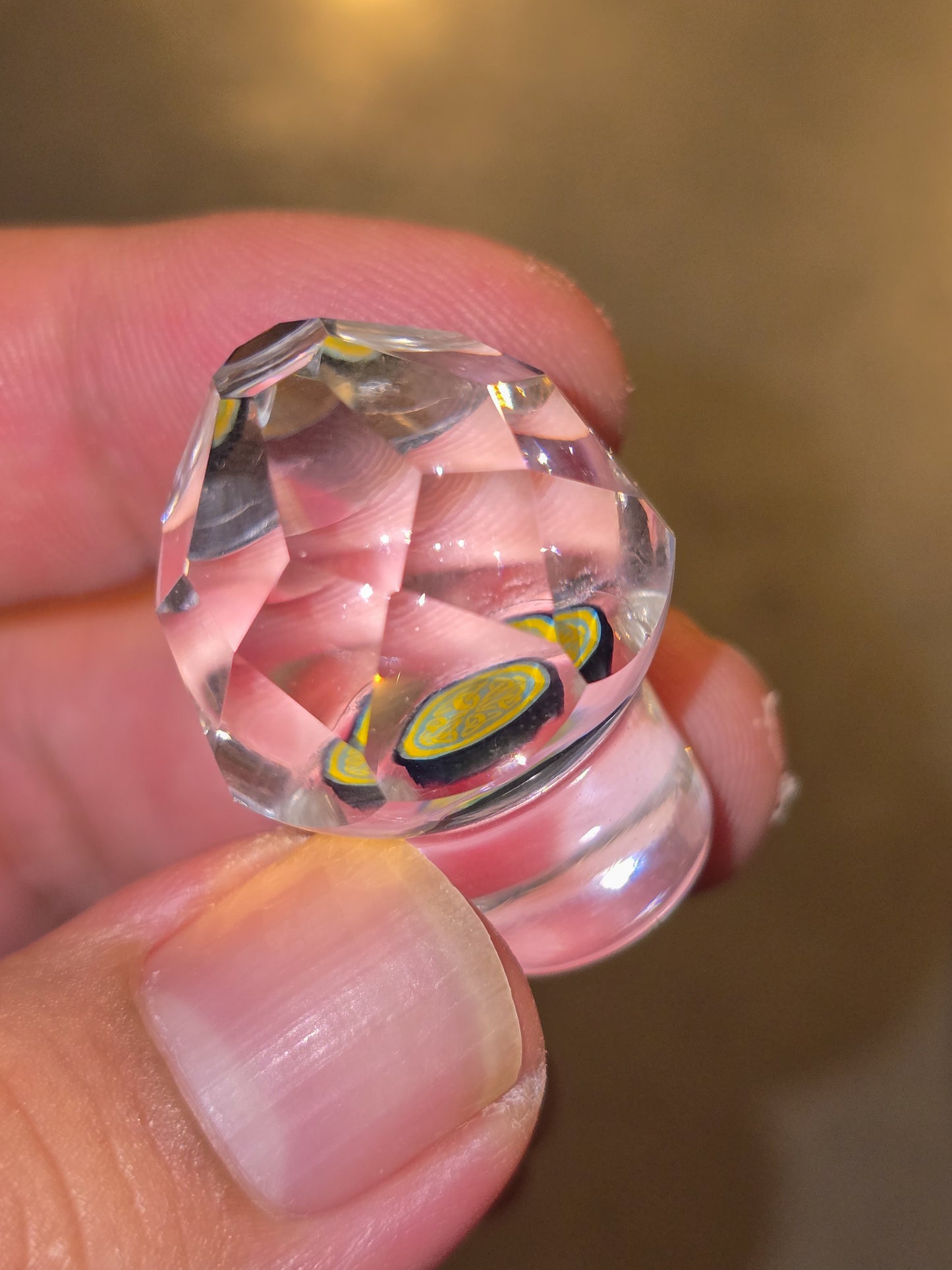 Faceted Slurper Cap #2 (Celtic Knot mille)