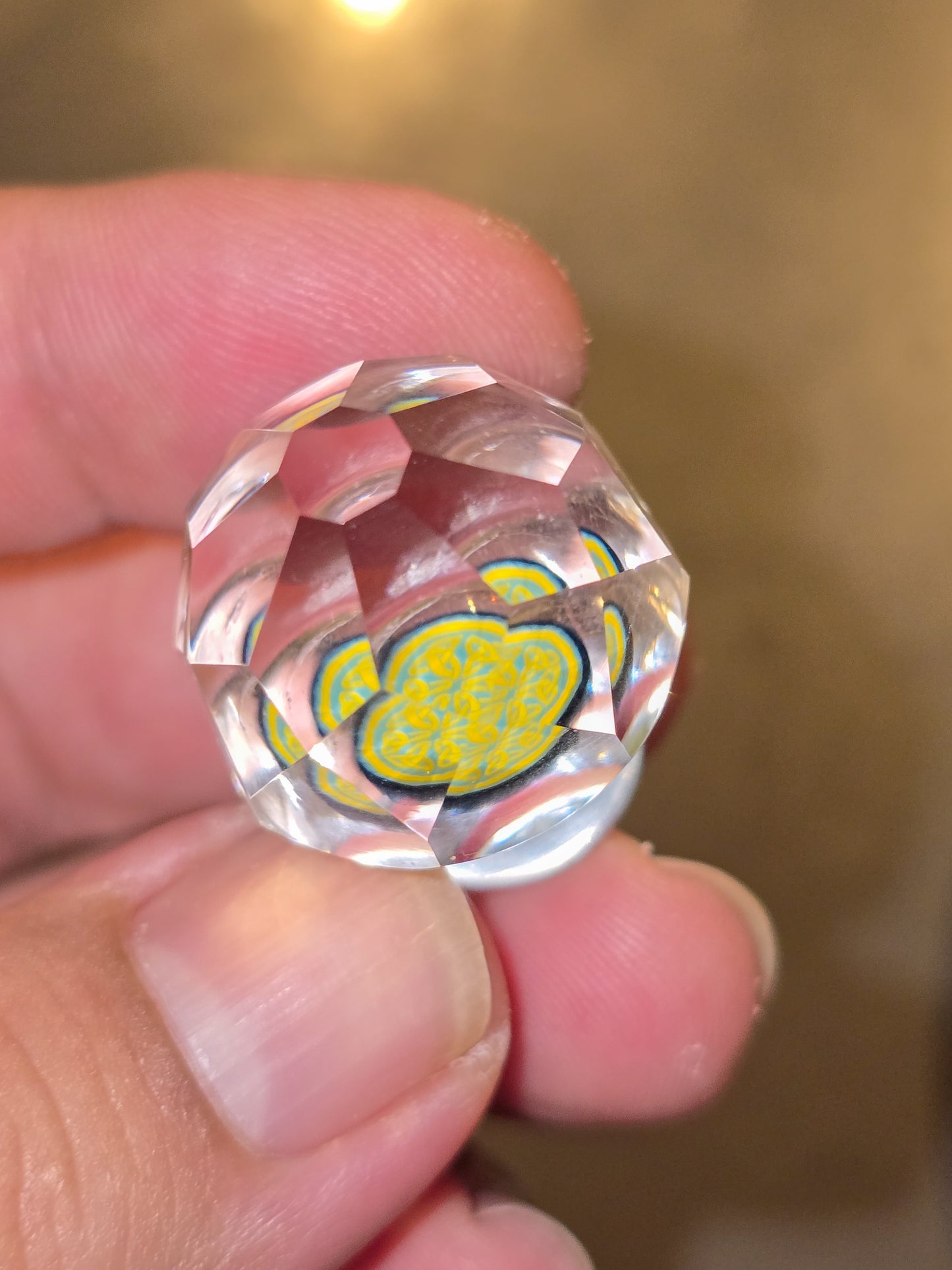 Faceted Slurper Cap #2 (Celtic Knot mille)